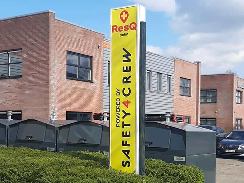 van Riemsdijk Reklame - Safety4Crew - Verlichte zuil - Lichtreclame - Buitenenreclame - 800 van Riemsdijk Reklame - Safety4Crew - Verlichte zuil - Lichtreclame - Buitenenreclame