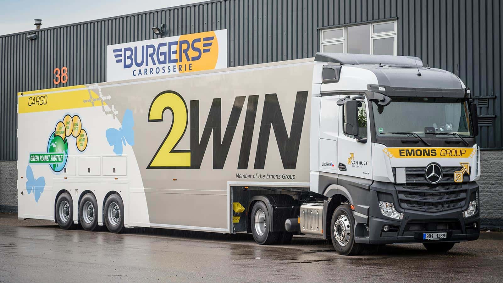 van riemsdijk Reklame - Burgers Carrosserie - Doubledeck Vrachtwagens- Emons group - 1600