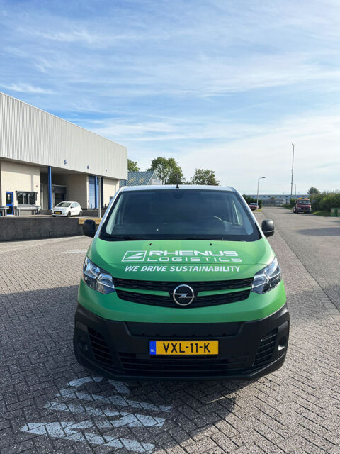 Bedrijfswagen wrap Rhenus - groen rijden - 0297343653
