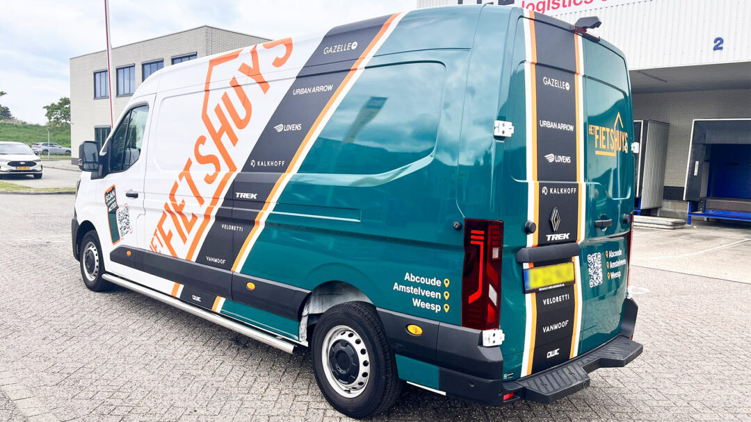 Half car wrap Het Fietshuys Master