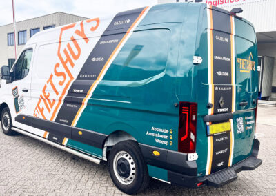 Half car wrap Het Fietshuys Master